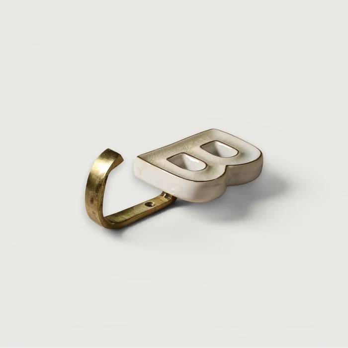 Ceramic Alphabet Hook