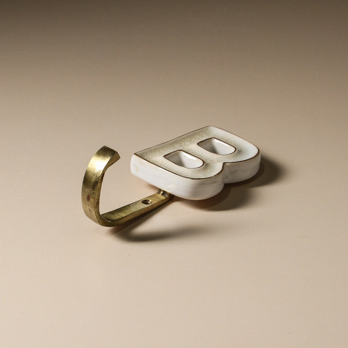 Ceramic Alphabet Hook - Few and Far - Hooks