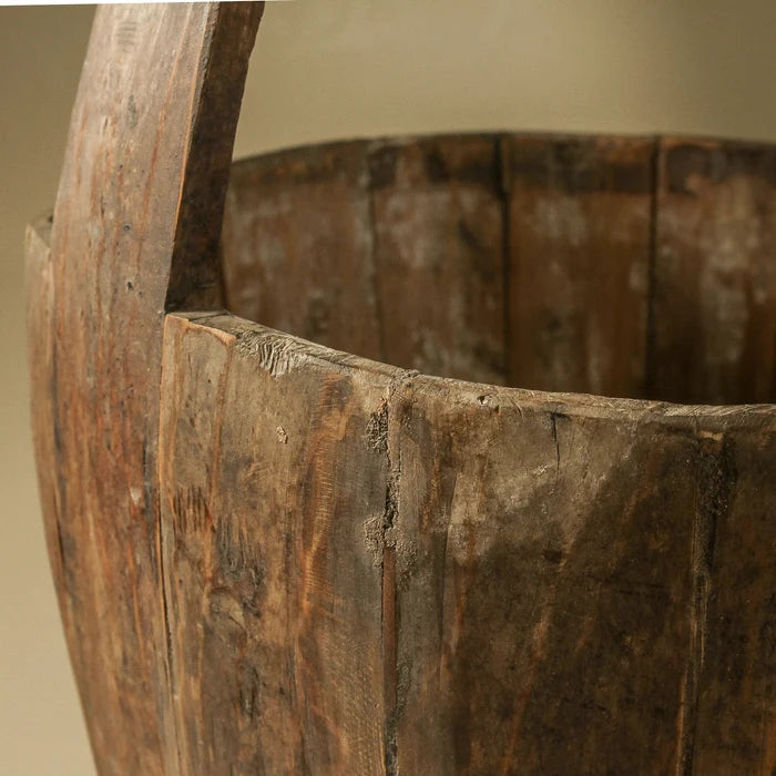 Chinese Antique Rice Bucket - Few and Far - Decorative Objects