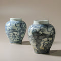 Chinese Decorative Jiangxi Pot - Few and Far - Planters & Pots