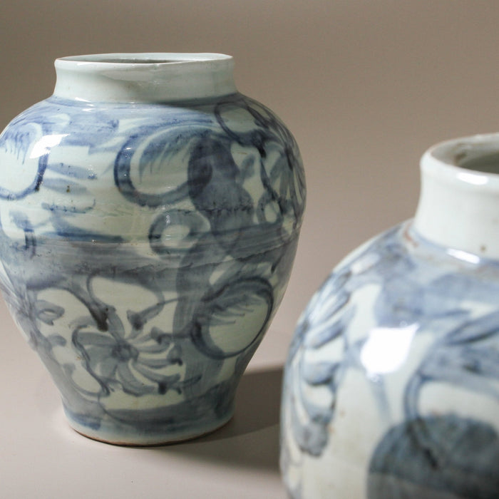Chinese Decorative Jiangxi Pot - Few and Far - Planters & Pots