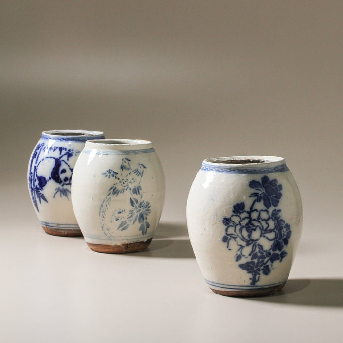 Chinese Decorative Shanxi Pot - Few and Far - Planters & Pots
