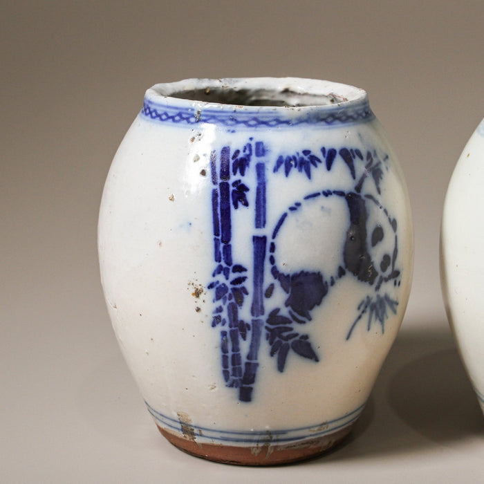 Chinese Decorative Shanxi Pot - Few and Far - Planters & Pots