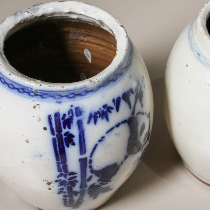 Chinese Decorative Shanxi Pot - Few and Far - Planters & Pots