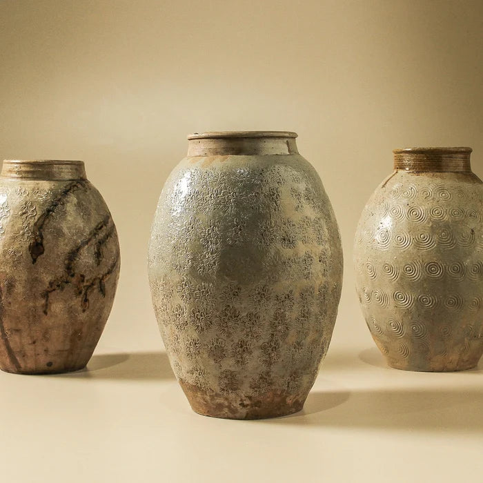 Chinese Vintage Baiyu Pot - Few and Far - Planters & Pots