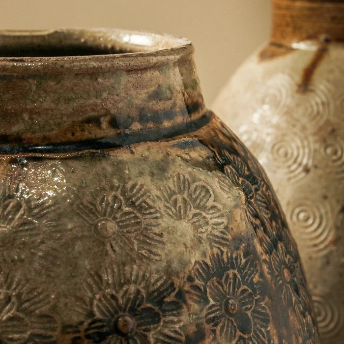 Chinese Vintage Baiyu Pot - Few and Far - Planters & Pots