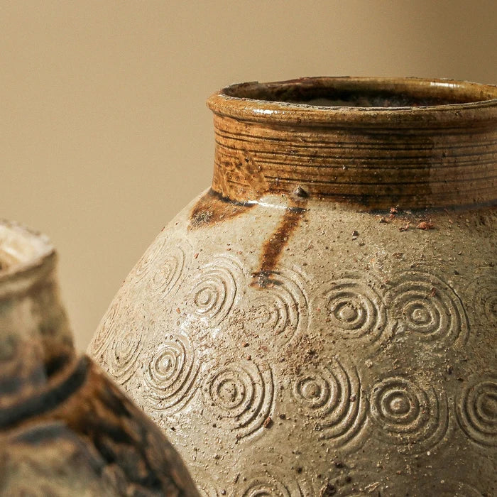Chinese Vintage Baiyu Pot - Few and Far - Planters & Pots