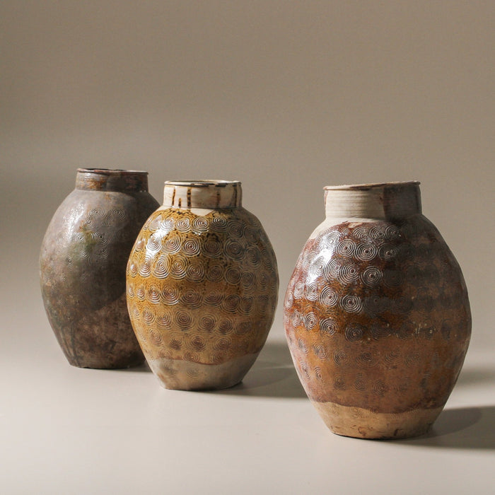 Chinese Vintage Glazed Pot - Few and Far - Planters & Pots