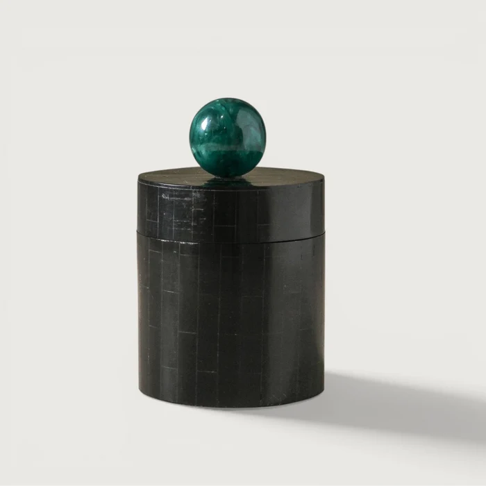Clea Round Resin Canister