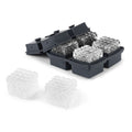Cocktail Ice Cube Tray - Charcoal Etched/Crystal