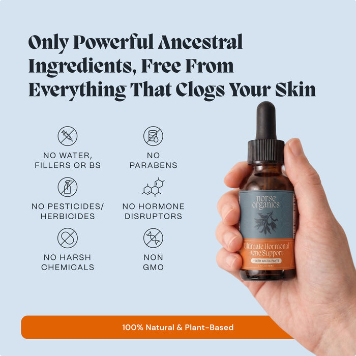 Complete Gut Repair & Hormonal Balance System for Male Acne-Prone Skin