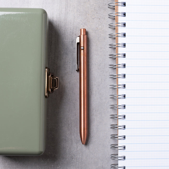 Copper Side Click Pen