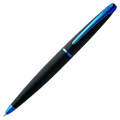 This ATX Basalt Black & Blue PVD Ballpoint Pen by Cross has a gorgeous blue trim in contrast to the matte basalt black.