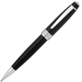 Cross Bailey black lacquer ballpoint pen with chrome fittings.