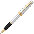 Cross bailey chrome and gold rollerball pen.