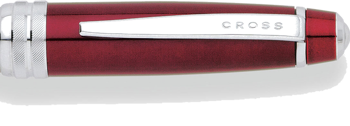 Cap of Cross bailey red rollerball pen.