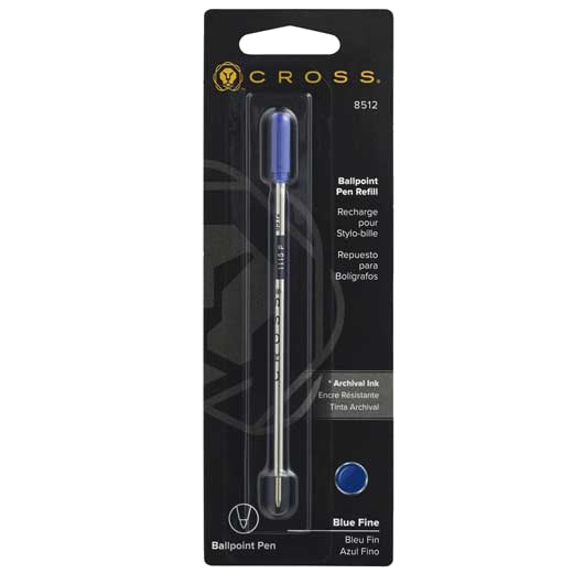 Cross Ballpoint Refill in Blue with Fine Nib packaging.