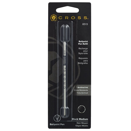 Cross Ballpoint Refill in Black with Medium Nib ballpoint packaging.