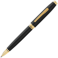 This Black Coventry Ballpoint Pen with Gold Trim was designed by Cross.