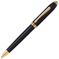 Cross Townsend Polished Black Lacquer Ballpoint Pen.