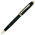 Full view of the Townsend Black Lacquer with 23 Carat Gold Appointments by Cross.