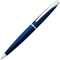 Cross ATX Translucent Blue Lacquer Ballpoint Pen.