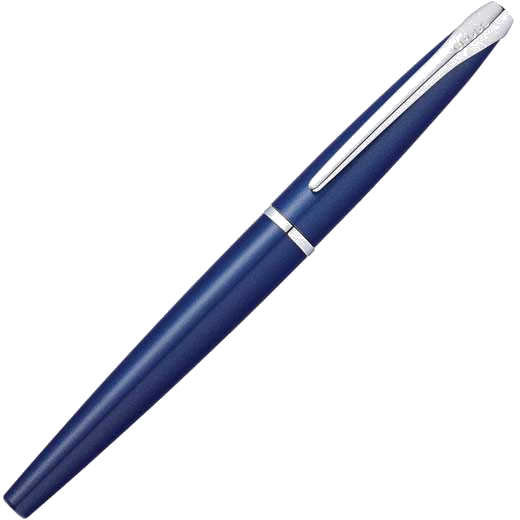 Cap of the Crpss ATX Translucent Blue rollerball pen.