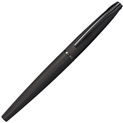 This Cross Brushed Black ATX Fountain Pen is crafted in PVD.