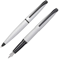This is the Cross Brushed Chrome ATX Ballpoint and Fountain Pen Set.