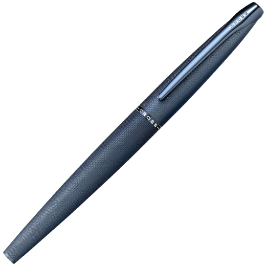 This is the Cross Brushed Dark Blue ATX Fountain Pen.