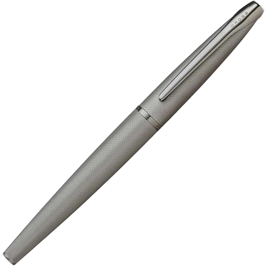 This Cross Brushed Titanium Gray ATX Rollerball Pen will be presented inside a black gift box.
