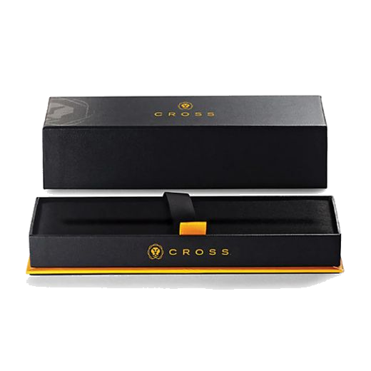 On the day of purchase, the Classic Century Black Lacquer 0.7mm Mechanical Pencil with Chrome Trim will come in a luxurious black Cross gift box.