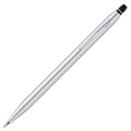 This Click Chrome Mechanical Pencil 0.5mm by Cross is slim and easy to write or draw with, featuring as retractable click mechanism and rubber under the cap.