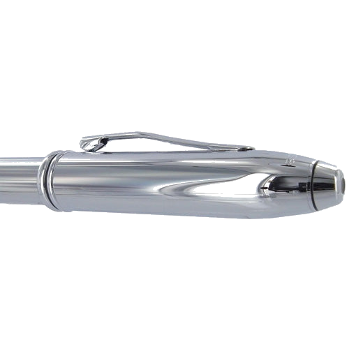 Pen cap of the Cross Townsend Lustrous Chrome fountain pen.