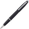 This Matt Black Lacquer Calais Fountain Pen was designed by Cross.