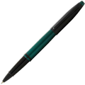 This is the Cross Matte Green & Black Lacquer Calais Rollerball Pen.