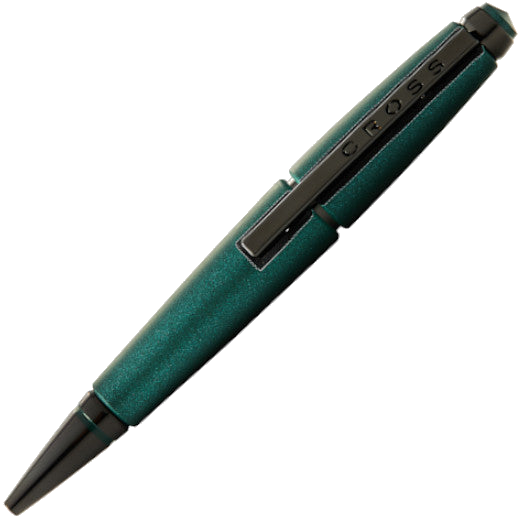 This Cross Matte Green Edge Gel Rollerball Pen has been crafted out of lacquer.