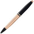 This is the Cross Matte Rose Gold & Black Lacquer Calais Ballpoint Pen.