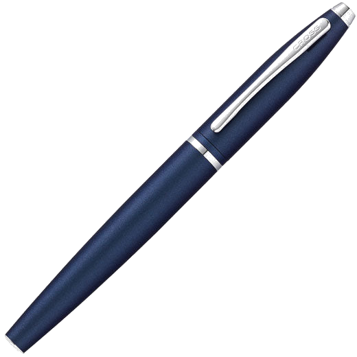 This Cross Midnight Blue Lacquer Calais Rollerball Pen can be engraved on the day of purchase.