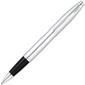 This Polished Chrome Calais Rollerball Pen was designed by Cross.