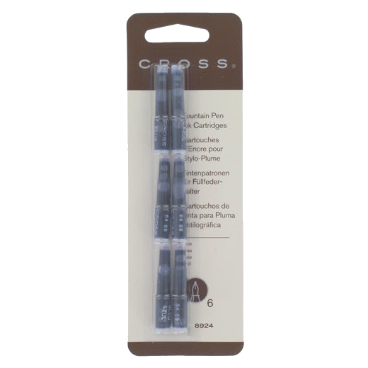 Cross Standard Ink Cartridges in Blue/Black.