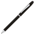 This CROSS Tech3+ Satin Black and Chrome Multi-Function Pen is made out of black lacquer with polished chrome trims.