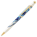 This Wanderlust Malta Ballpoint Pen by Cross has saturated shades of blue with a stunning gold finish to complete the design.