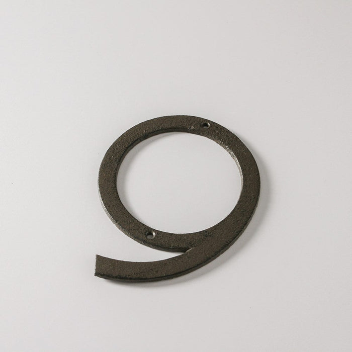 Deco Numeral 9 - Few and Far - Hooks