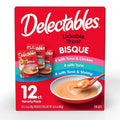 Delectables Bisque Variety Pack Lickable Cat Treat and Topper, 12 ct.