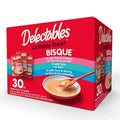 Delectables Bisque Variety Pack Lickable Cat Treat and Topper, 30 ct.