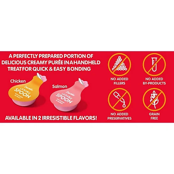 Delectables Lickable Spoon Variety Pack Handheld Creamy Cat Treat, 20 ct.