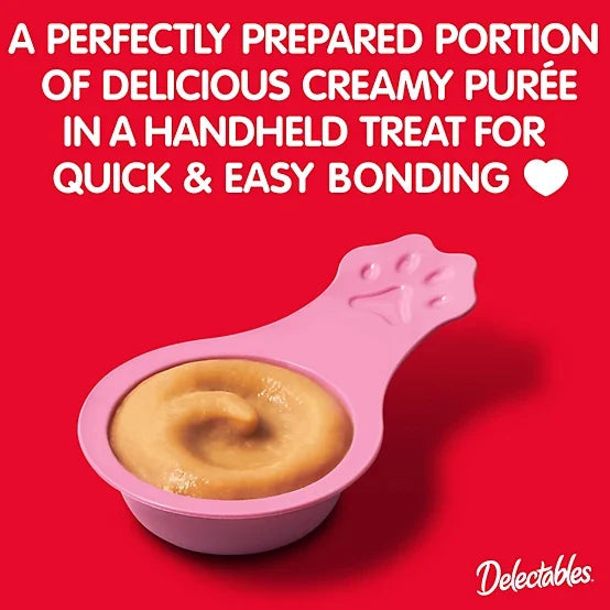 Delectables Lickable Spoon Variety Pack Handheld Creamy Cat Treat, 20 ct.