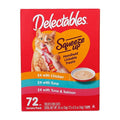 Delectables Squeeze-Up Chicken, Tuna and Tuna and Salmon Variety Pack Lickable Cat Treats, 72 ct.