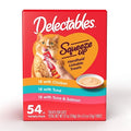 Delectables Squeeze-Up Chicken, Tuna and Tuna and Salmon Variety Pack Lickable Cat Treats, 54 ct.